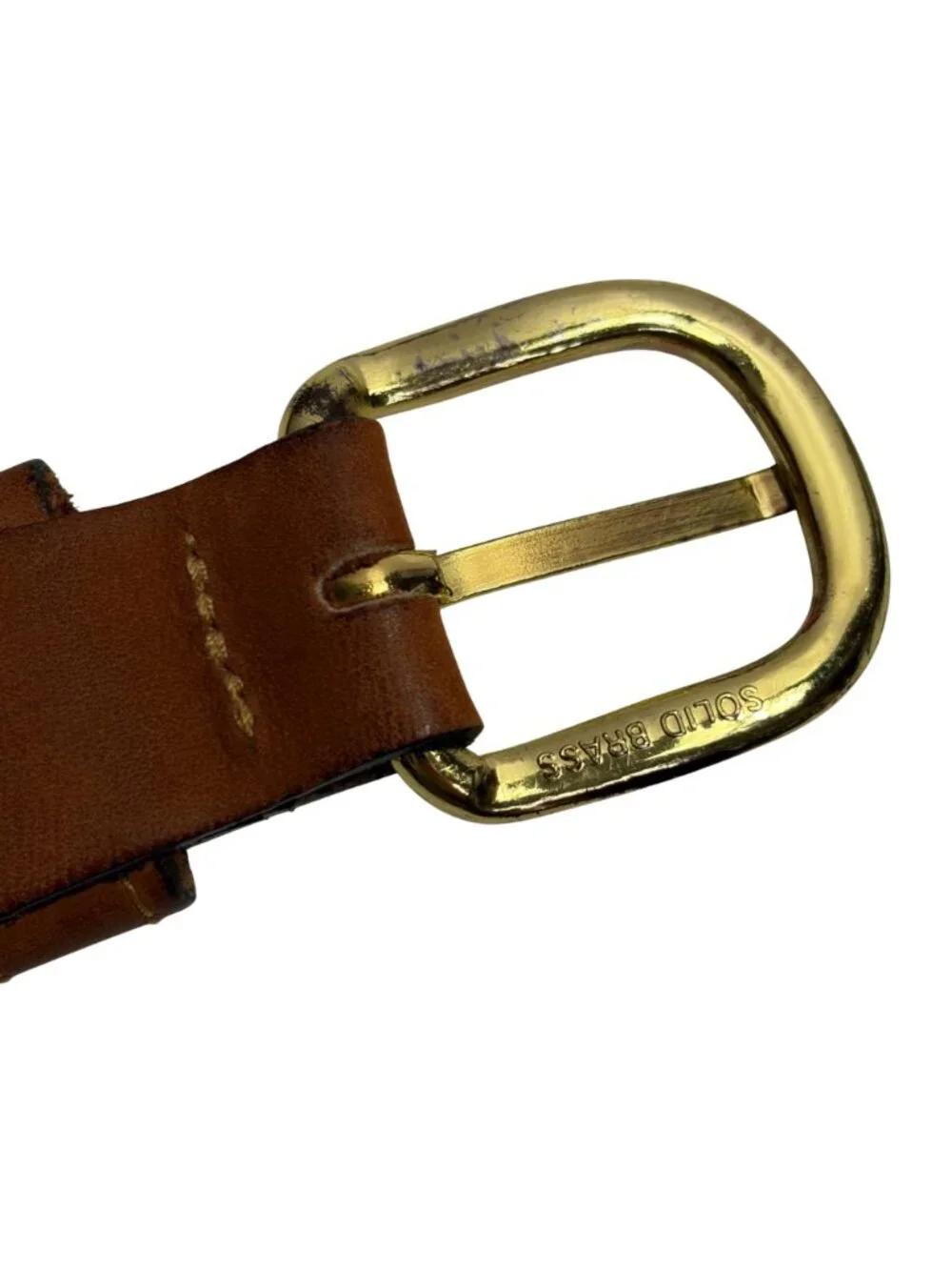 Zep Pro Woven Canvas Belt Mens 38 Fits Big Brass Buckle Leather Classic USA Made